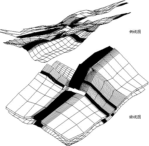 軟弱結構面fj2、fj5、fj4部分網格圖,建築結構行業應用解決方案